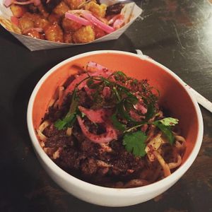 Dan Dan Noodles at Krunkwich Ramen House in Des Moines