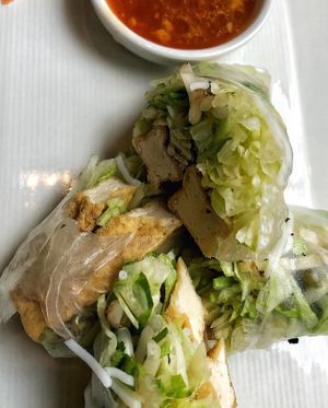Tofu spring roll at CO in Savannah