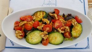 The Sanchez salad is a meal! at D.Sanchez Fresh Food in Fuerteventura