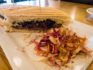 Impossible burger at Pika's Cafe in Guam