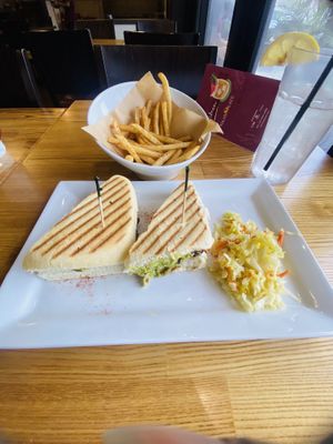 Unbelievable meatless burger at Pika's Cafe in Guam