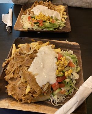 Veganer Dönerteller  at Zum Drehspiess in Osnabruck
