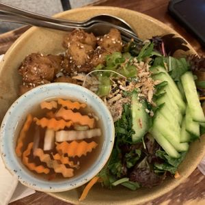 Lotus Salad at Golden Lotus Vegan in Newtown