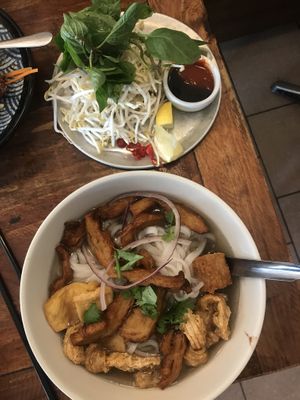 Pho at Golden Lotus Vegan in Newtown