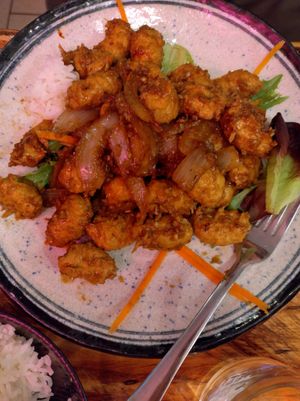 Vegan Chicken With Lemongrass at Golden Lotus Vegan in Newtown
