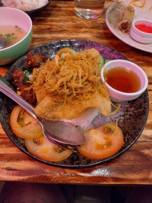 Saigonese Broken Rice at Golden Lotus Vegan in Newtown