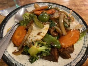   at Golden Lotus Vegan in Newtown