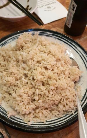 brown rice at Golden Lotus Vegan in Newtown