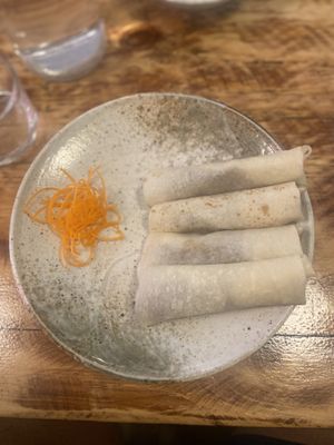 Duck rolls  #Veganuary at Golden Lotus Vegan in Newtown