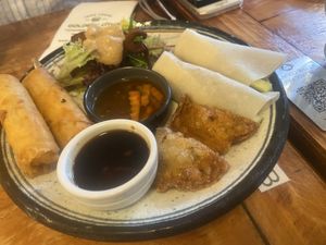   at Golden Lotus Vegan in Newtown