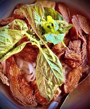 Vegan Chicken Phở  at Golden Lotus Vegan in Newtown