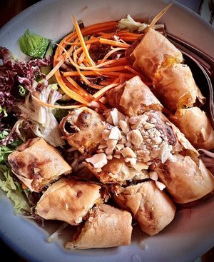 Vermicelli Noodles Salad with Tofu  at Golden Lotus Vegan in Newtown