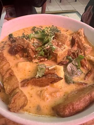 Laksa  at Golden Lotus Vegan in Newtown