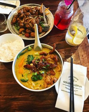   at Golden Lotus Vegan in Newtown
