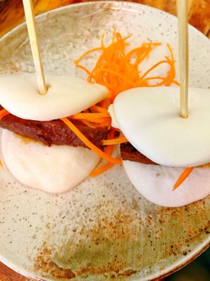 Vegan Duck Baos  at Golden Lotus Vegan in Newtown