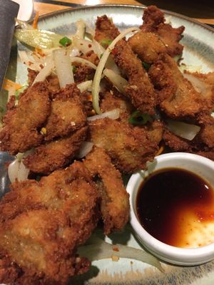 Fried chicken at Golden Lotus Vegan in Newtown