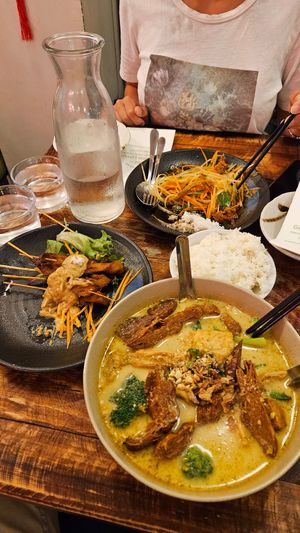 just yum at Golden Lotus Vegan in Newtown