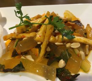 Aloe Vera salad at Doa Sen Vang - P12 in Ho Chi Minh City