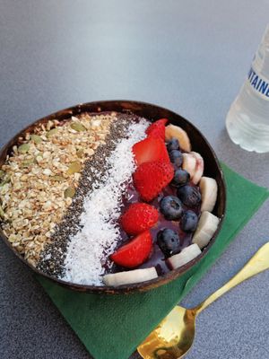 Delicious Acai Bowls at Coco's Corner Shop in Amsterdam