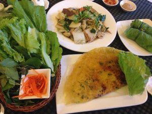 Food at Quang Thao Vegetarian in Ho Chi Minh City