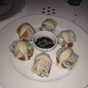 springrolls at Art of Raw at The Garden Lounge in Zadar