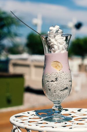 chia yoghurt at Art of Raw at The Garden Lounge in Zadar