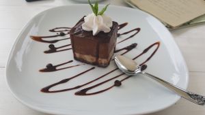 Raw tiramisu at Art of Raw at The Garden Lounge in Zadar