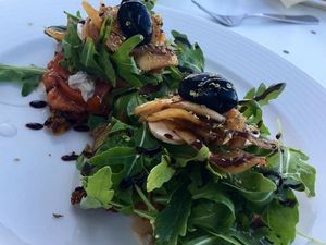 pizza at Art of Raw at The Garden Lounge in Zadar