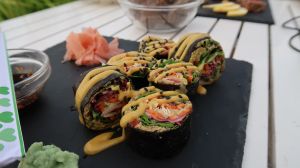 Sushi at Art of Raw at The Garden Lounge in Zadar