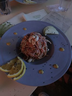 Raw Pad Thai  at Art of Raw at The Garden Lounge in Zadar