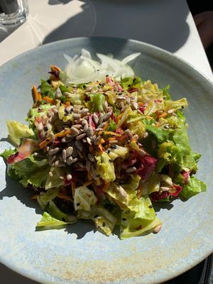 Art of raw salad at Art of Raw at The Garden Lounge in Zadar