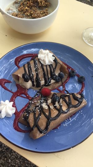 Banana Crêpes  at Art of Raw at The Garden Lounge in Zadar