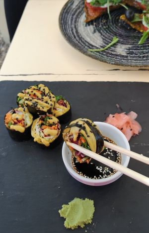 Sushi at Art of Raw at The Garden Lounge in Zadar