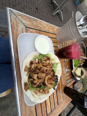 Vegan shoarma   at SEM Sla En Meer in Amersfoort