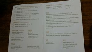 Menu #2/3  at Domburgsche Bier en Melksalon in Domburg
