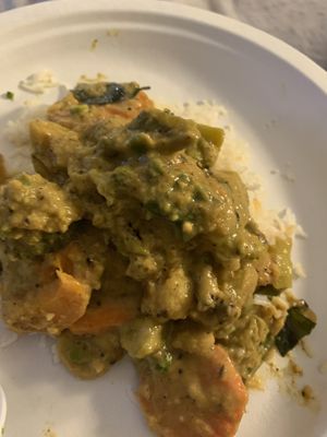 Vegetable Korma at Taj Tandoor in Binghamton