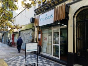 outside  at Veganius in Buenos Aires
