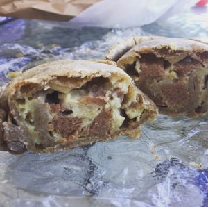 Vegan empanadas!! at Veganius in Buenos Aires