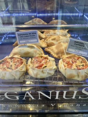 Display case  at Veganius in Buenos Aires