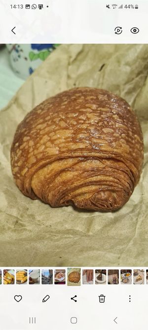 pain au chocolat at Veganius in Buenos Aires