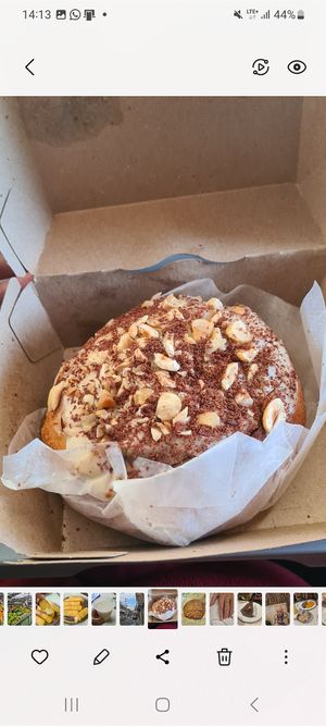 almond pastry to go at Veganius in Buenos Aires