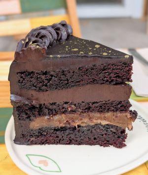 Torta Matilda at Veganius in Buenos Aires