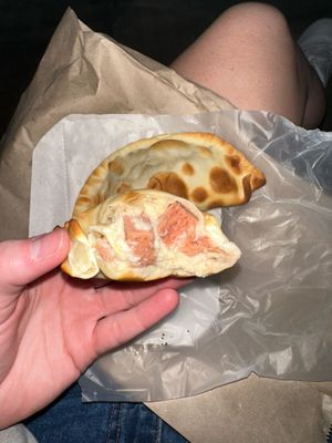 Ham and cheese empanada  at Veganius in Buenos Aires