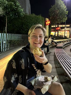 jamón y queso empanada  at Veganius in Buenos Aires