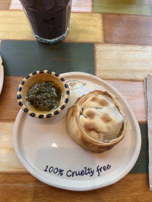 Pupusa  at Veganius in Buenos Aires