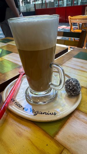 Cappuccino   at Veganius in Buenos Aires