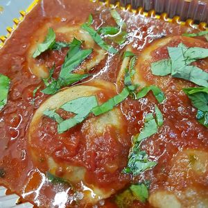 Pastas integrales at Veganius in Buenos Aires