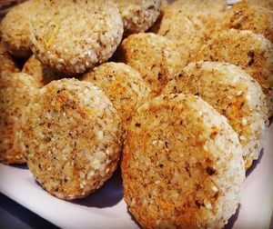 Croquetas de quinoa y arroz yamani at Veganius in Buenos Aires