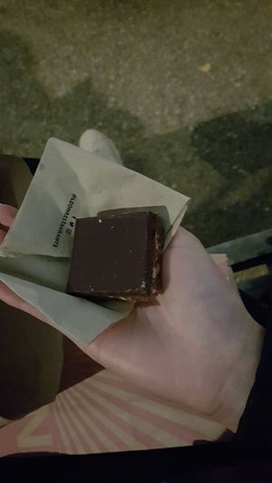 Vegan millionaire shortbread at LEON - Bankside in South East London