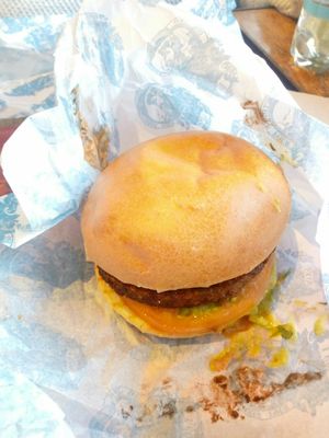 Chipotle vegan burger at LEON - Bankside in South East London